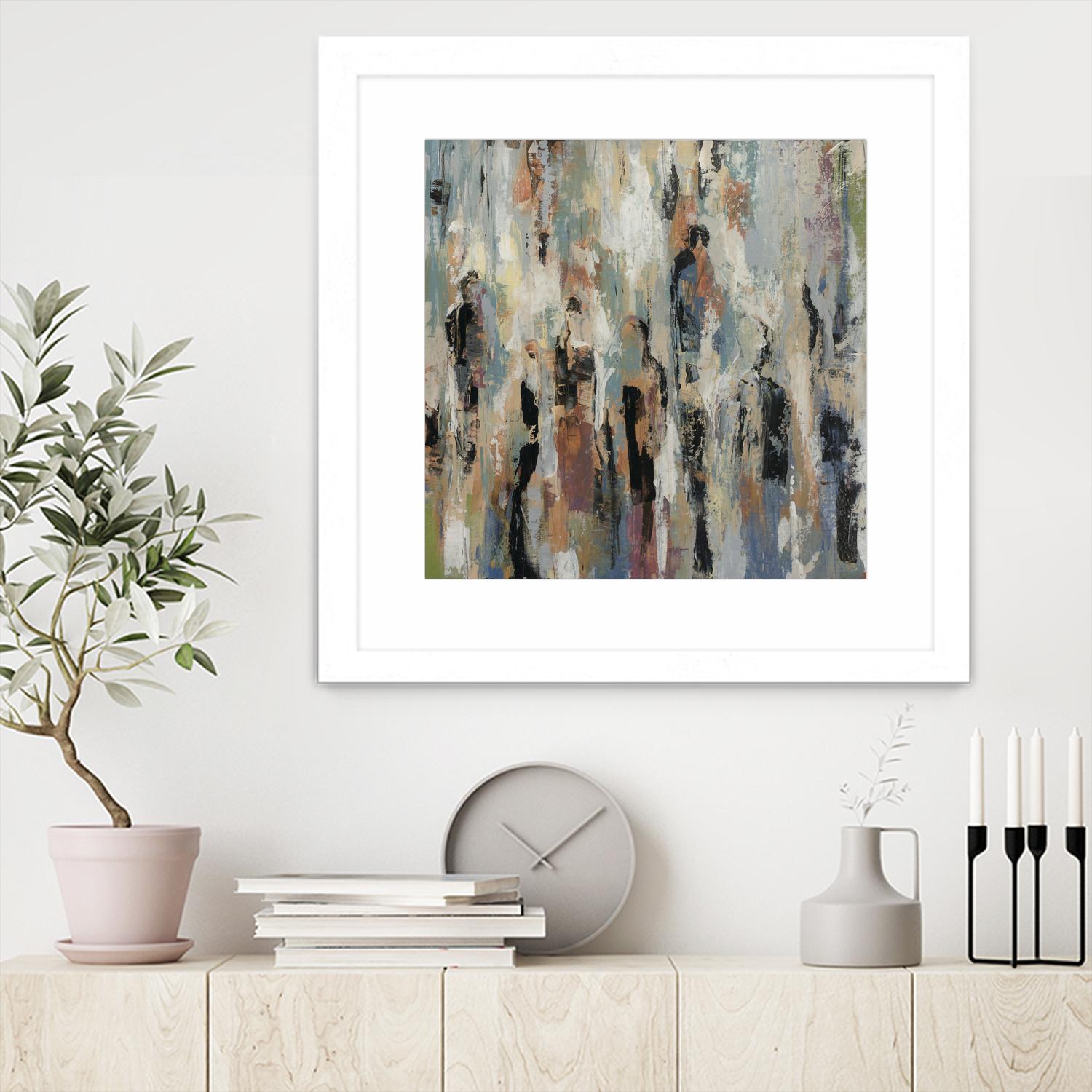 Its Five Oclock by Daleno Art on GIANT ART - green abstract