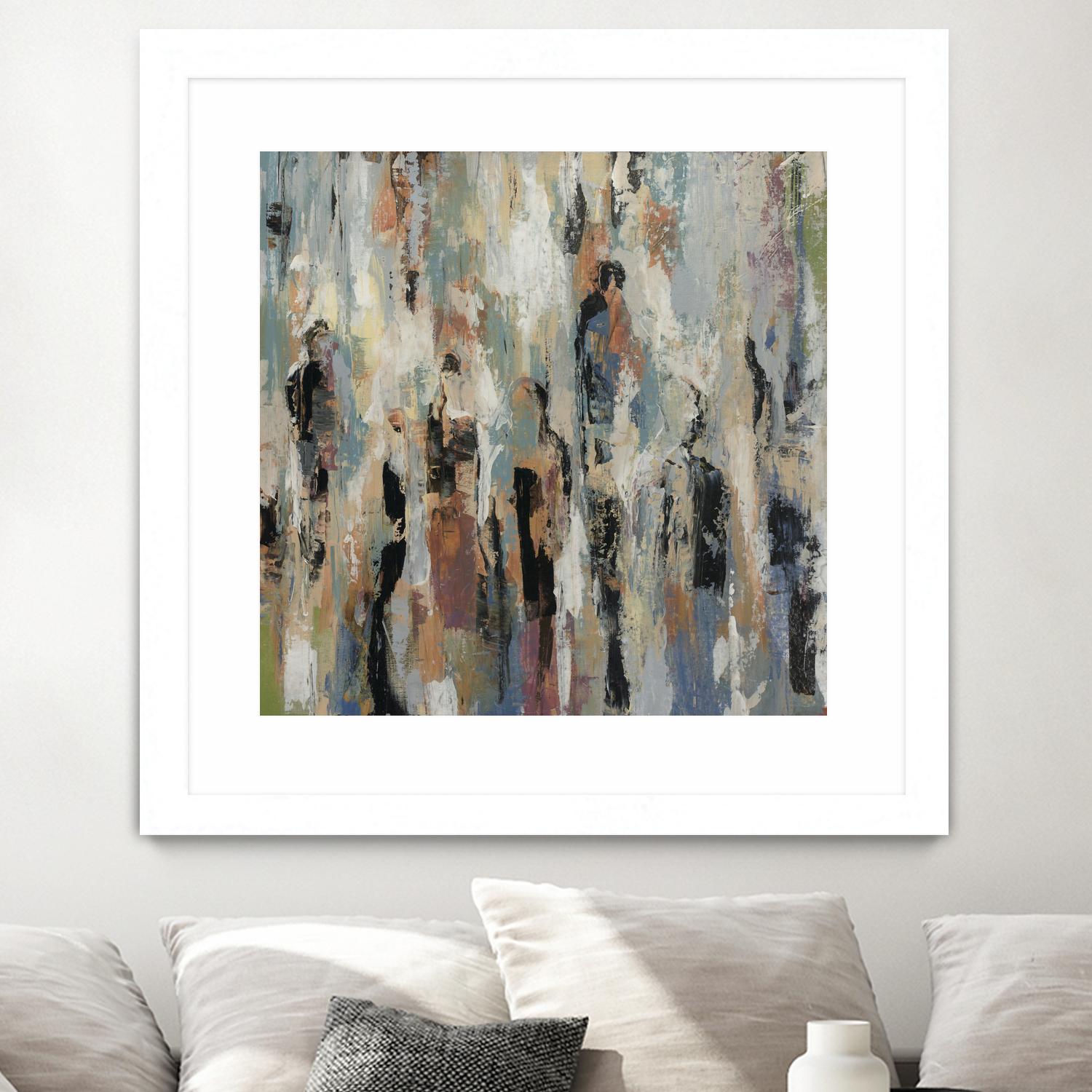Its Five Oclock by Daleno Art on GIANT ART - green abstract