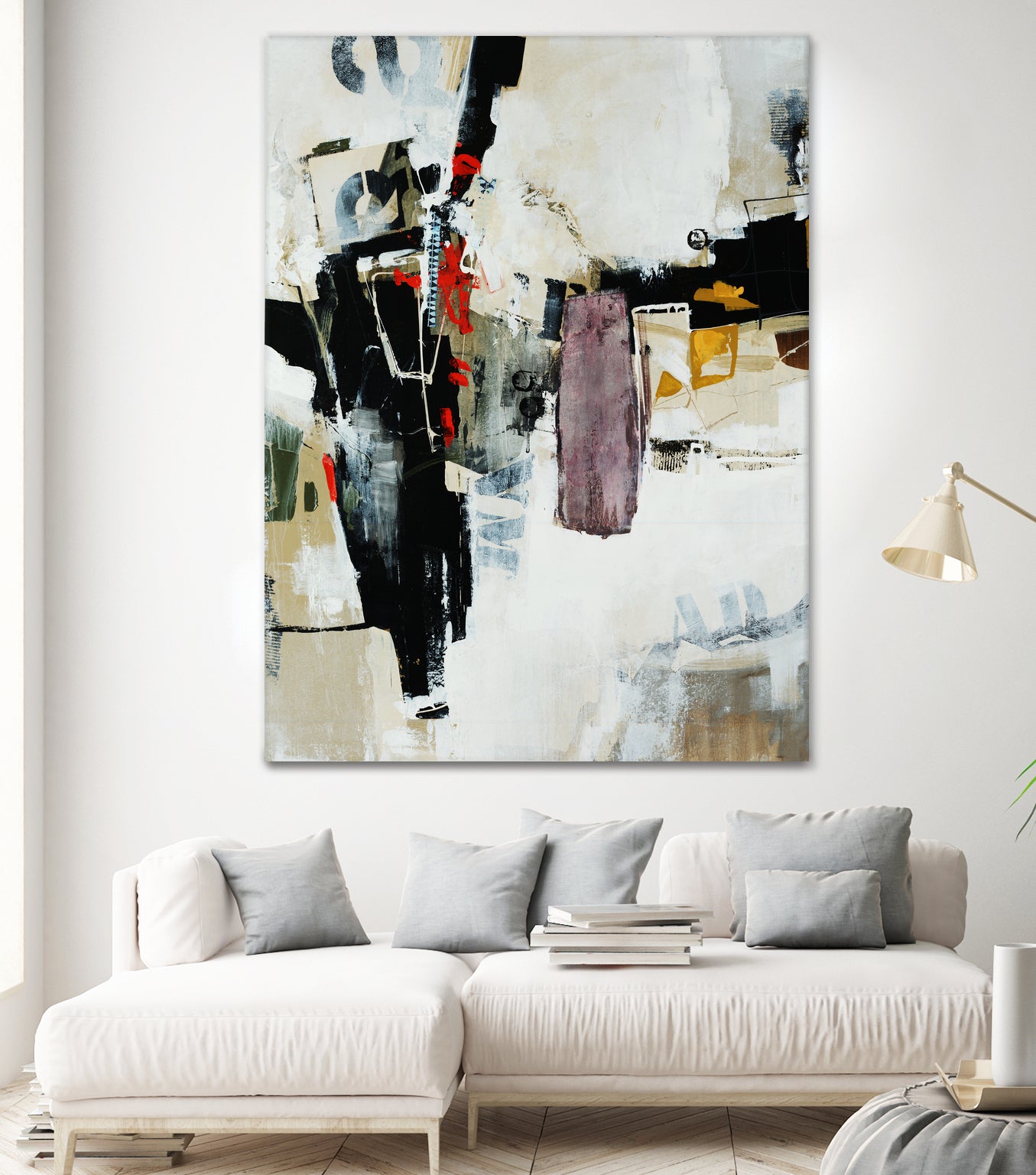 Battlefield by Daleno Art on GIANT ART - red abstract