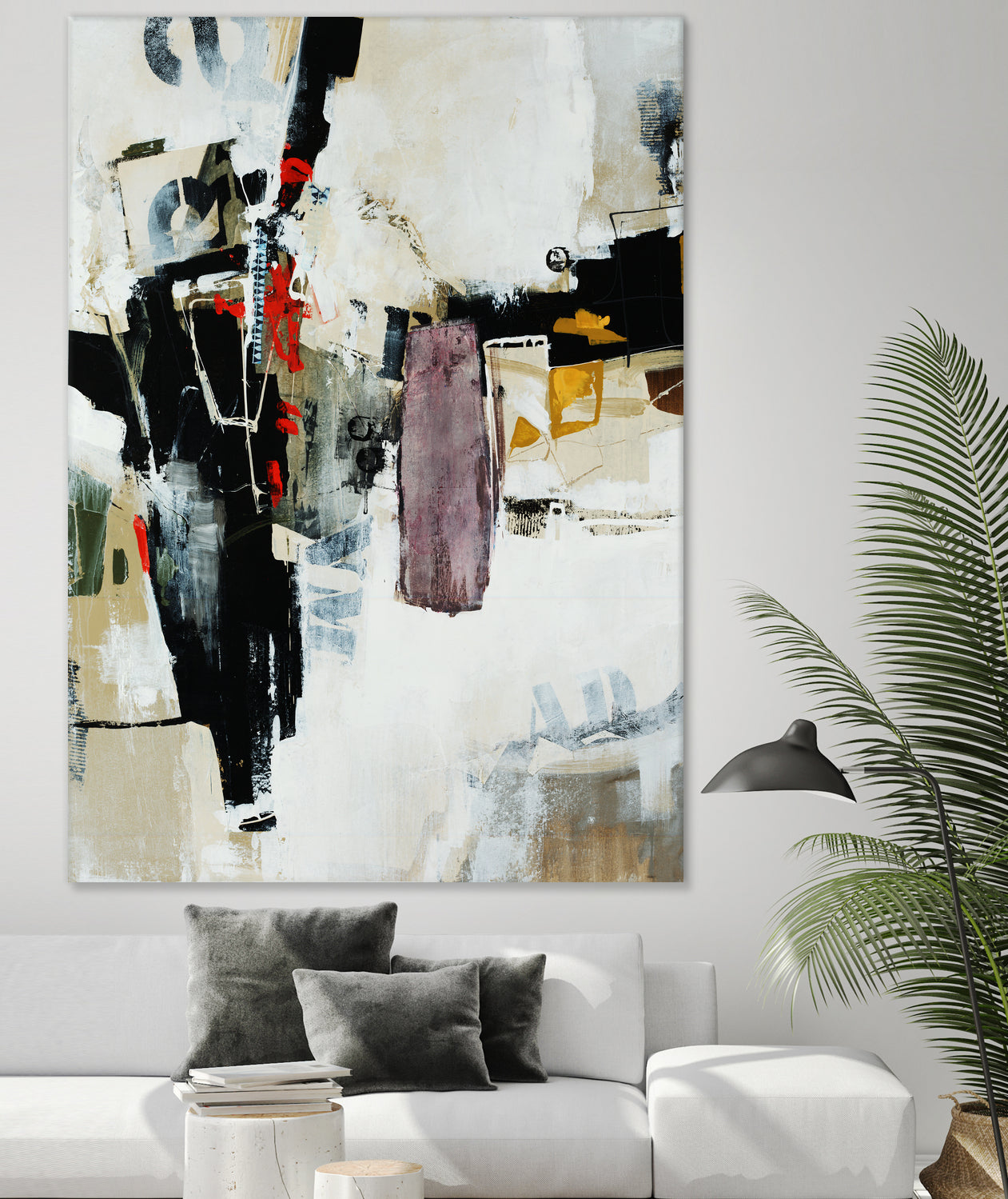 Battlefield by Daleno Art on GIANT ART - red abstract