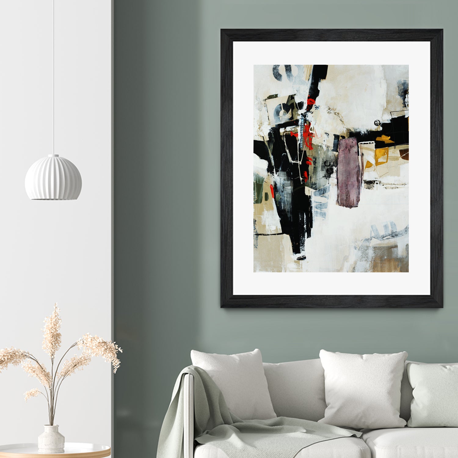 Battlefield by Daleno Art on GIANT ART - red abstract