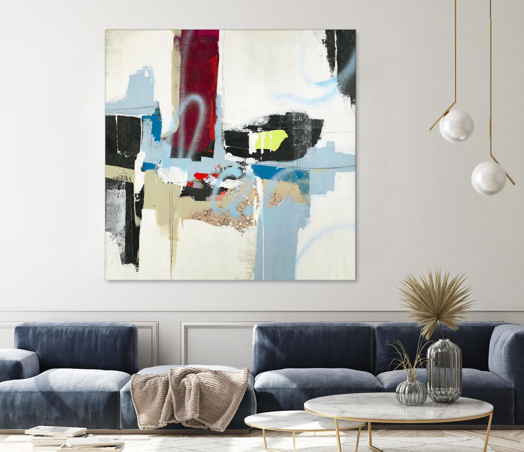 To Tell the Truth I by Daleno Art on GIANT ART - red abstract abstrait