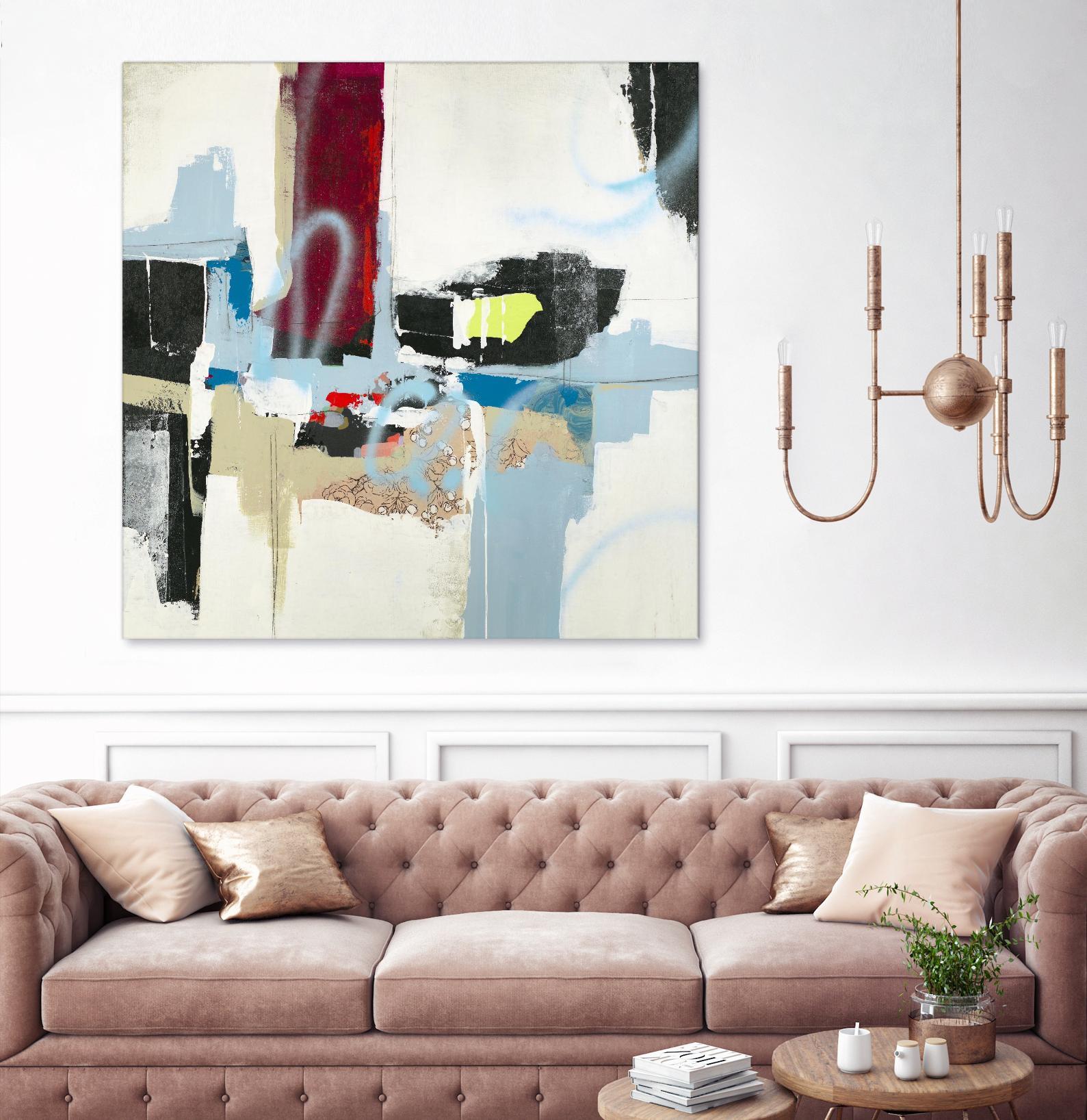 To Tell the Truth I by Daleno Art on GIANT ART - red abstract abstrait