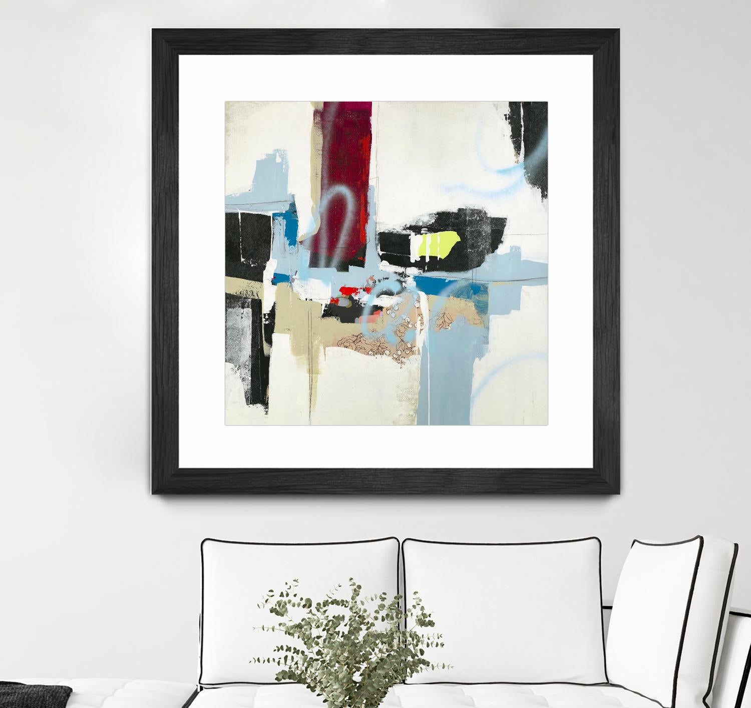 To Tell the Truth I by Daleno Art on GIANT ART - red abstract abstrait