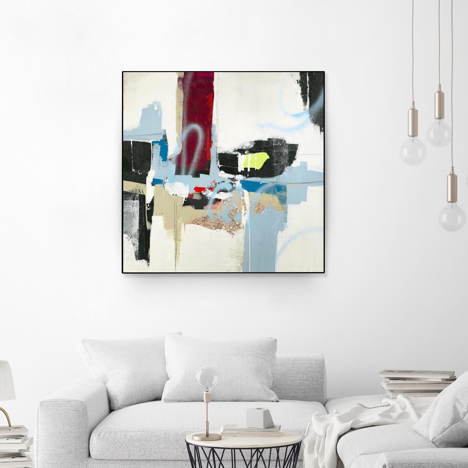 To Tell the Truth I by Daleno Art on GIANT ART - red abstract abstrait