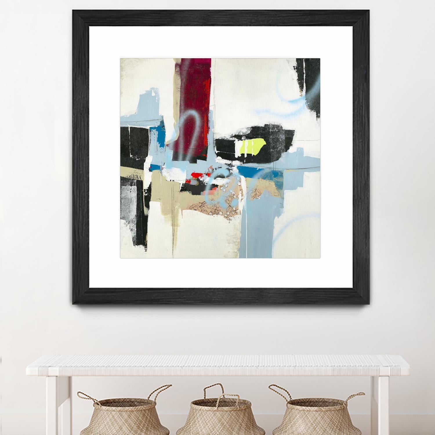 To Tell the Truth I by Daleno Art on GIANT ART - red abstract abstrait