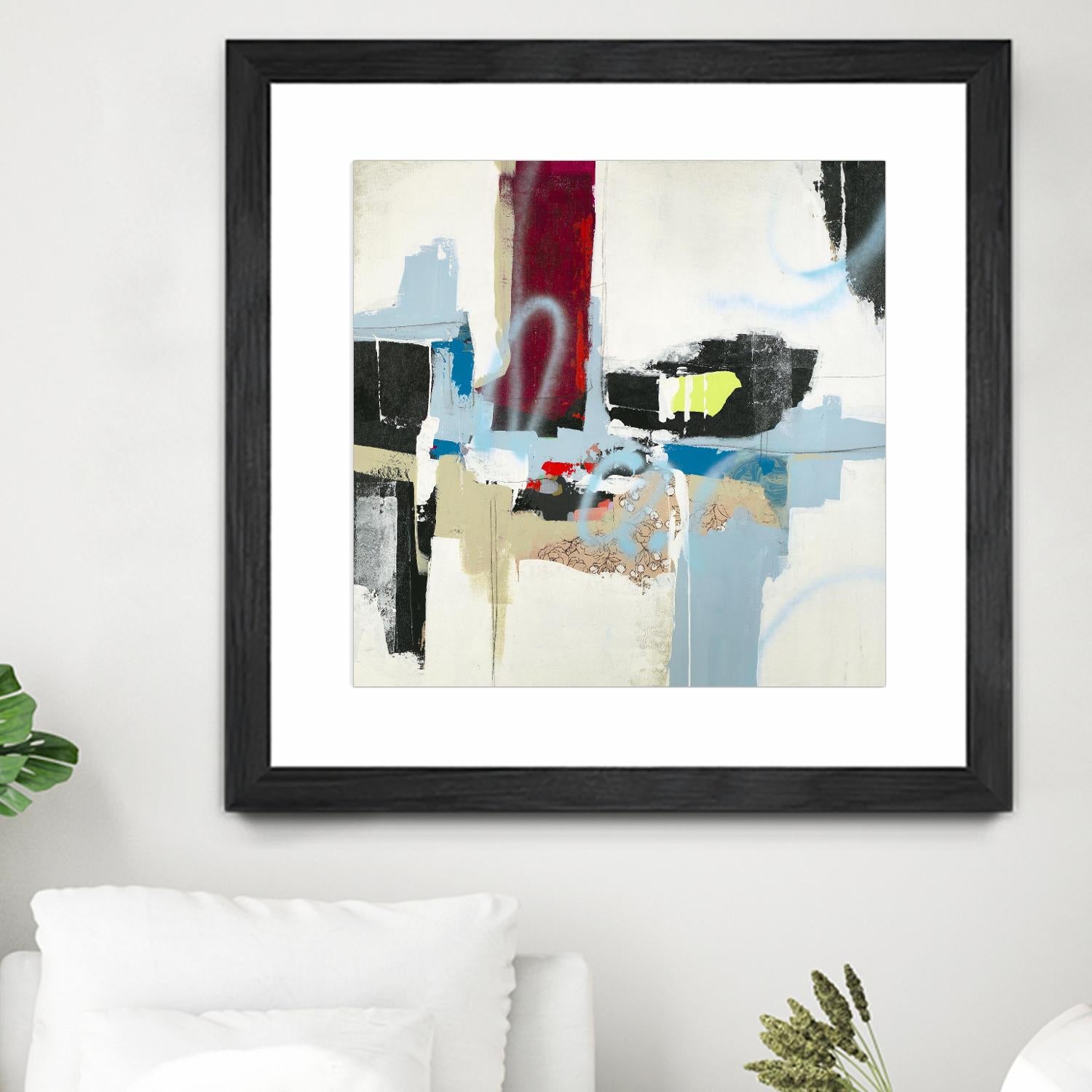 To Tell the Truth I by Daleno Art on GIANT ART - red abstract abstrait