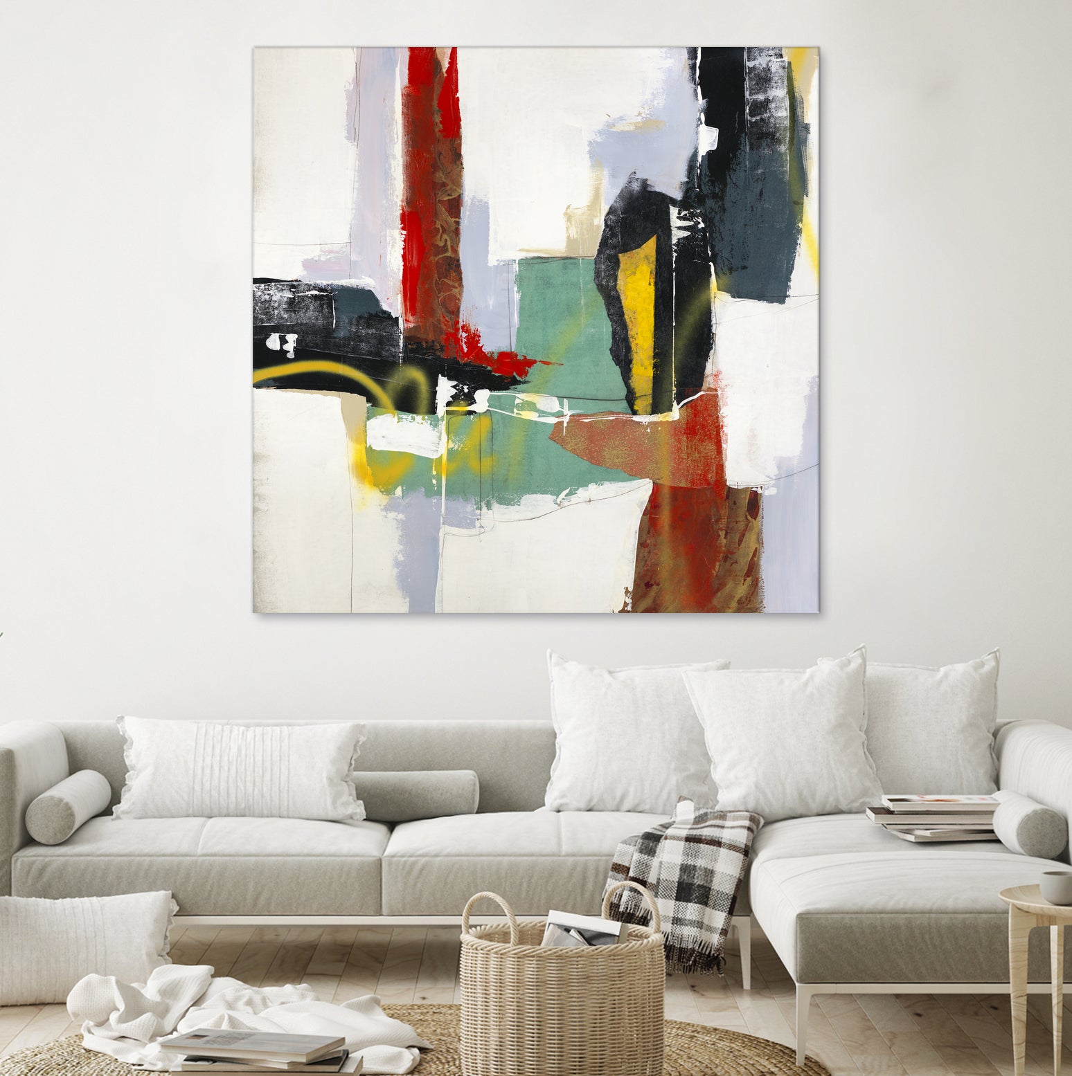 To Tell the Truth III by Daleno Art on GIANT ART - red abstract