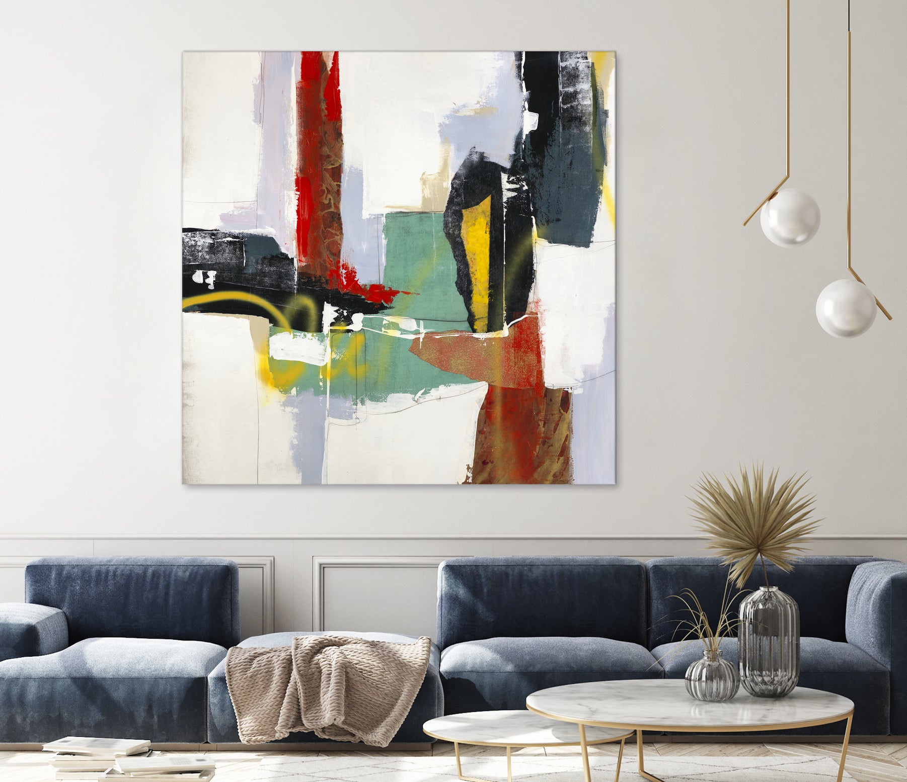 To Tell the Truth III by Daleno Art on GIANT ART - red abstract