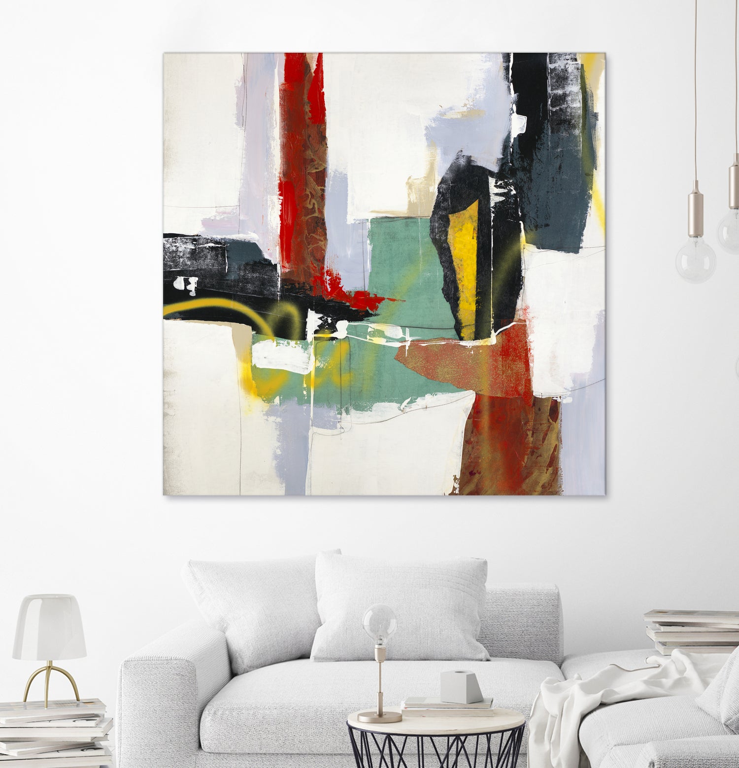 To Tell the Truth III by Daleno Art on GIANT ART - red abstract