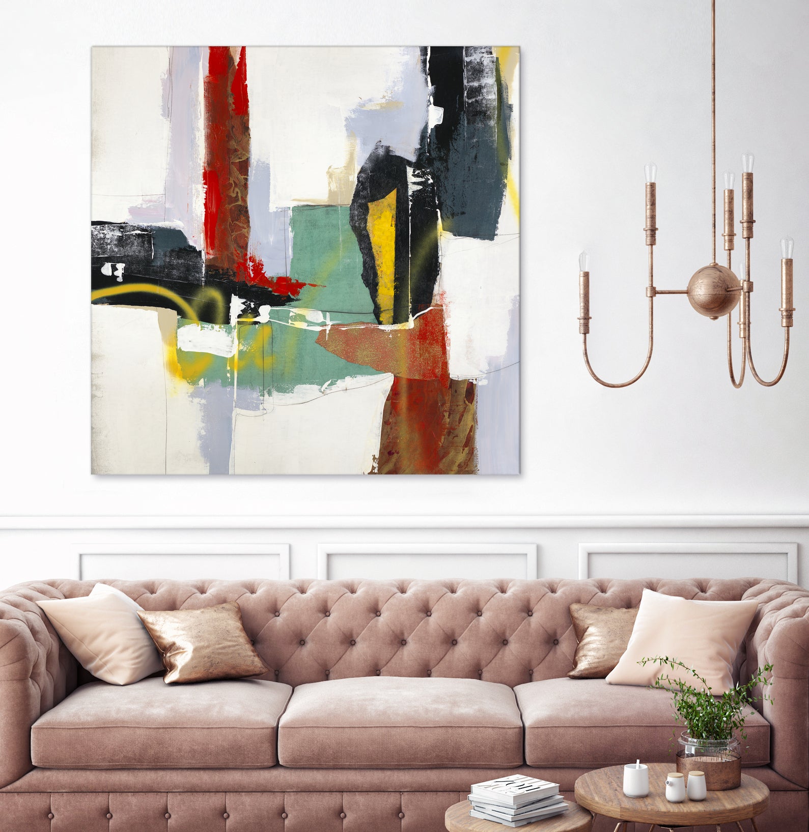 To Tell the Truth III by Daleno Art on GIANT ART - red abstract