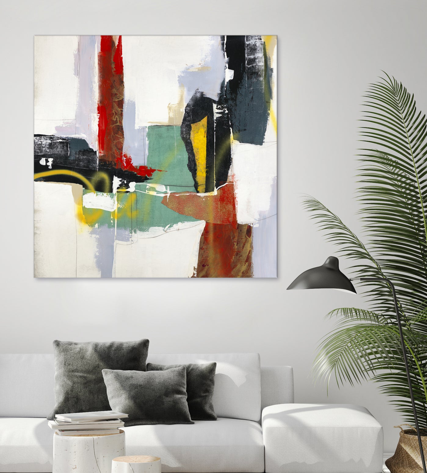 To Tell the Truth III by Daleno Art on GIANT ART - red abstract