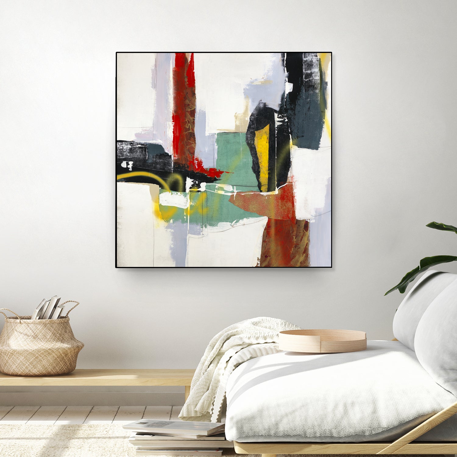 To Tell the Truth III by Daleno Art on GIANT ART - red abstract