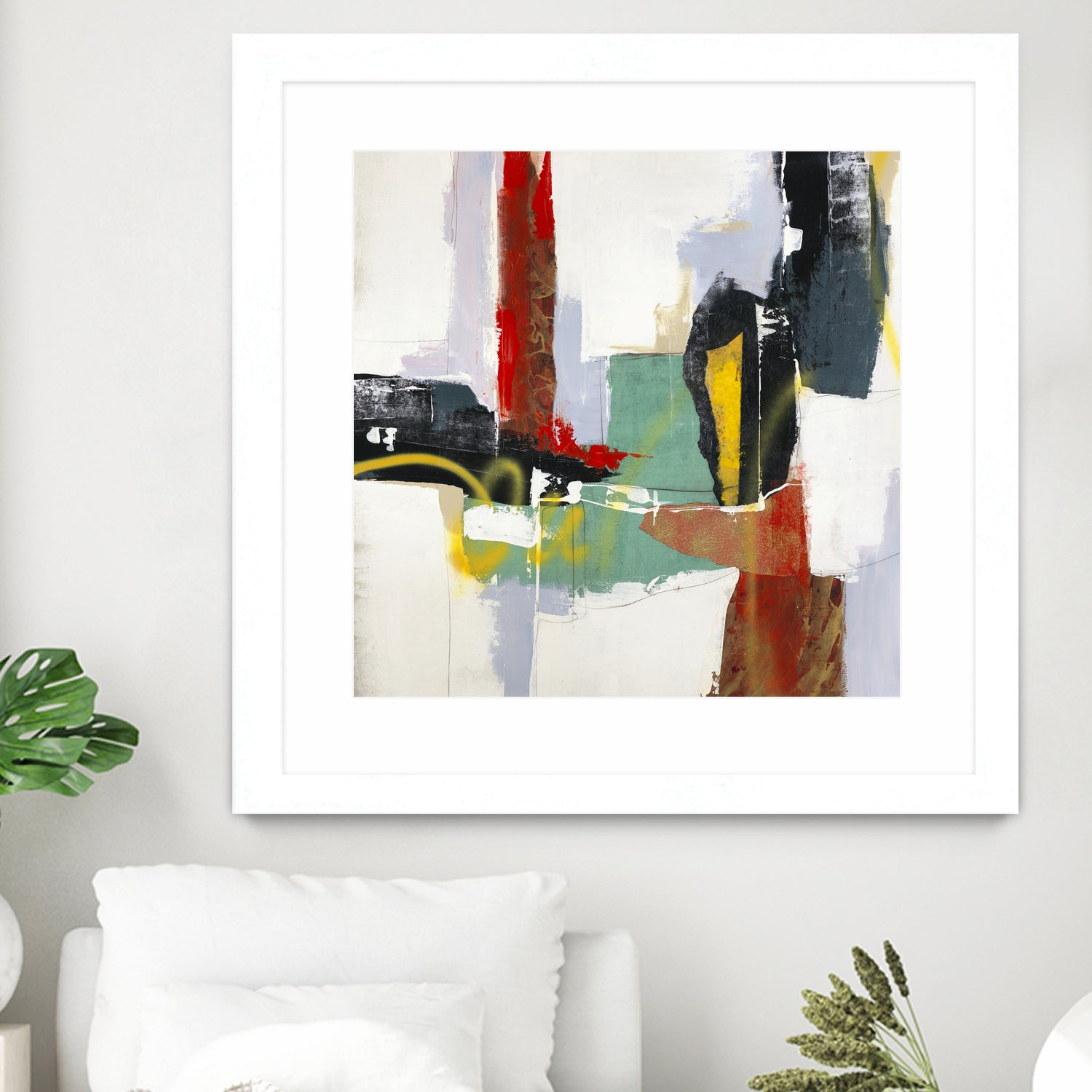 To Tell the Truth III by Daleno Art on GIANT ART - red abstract