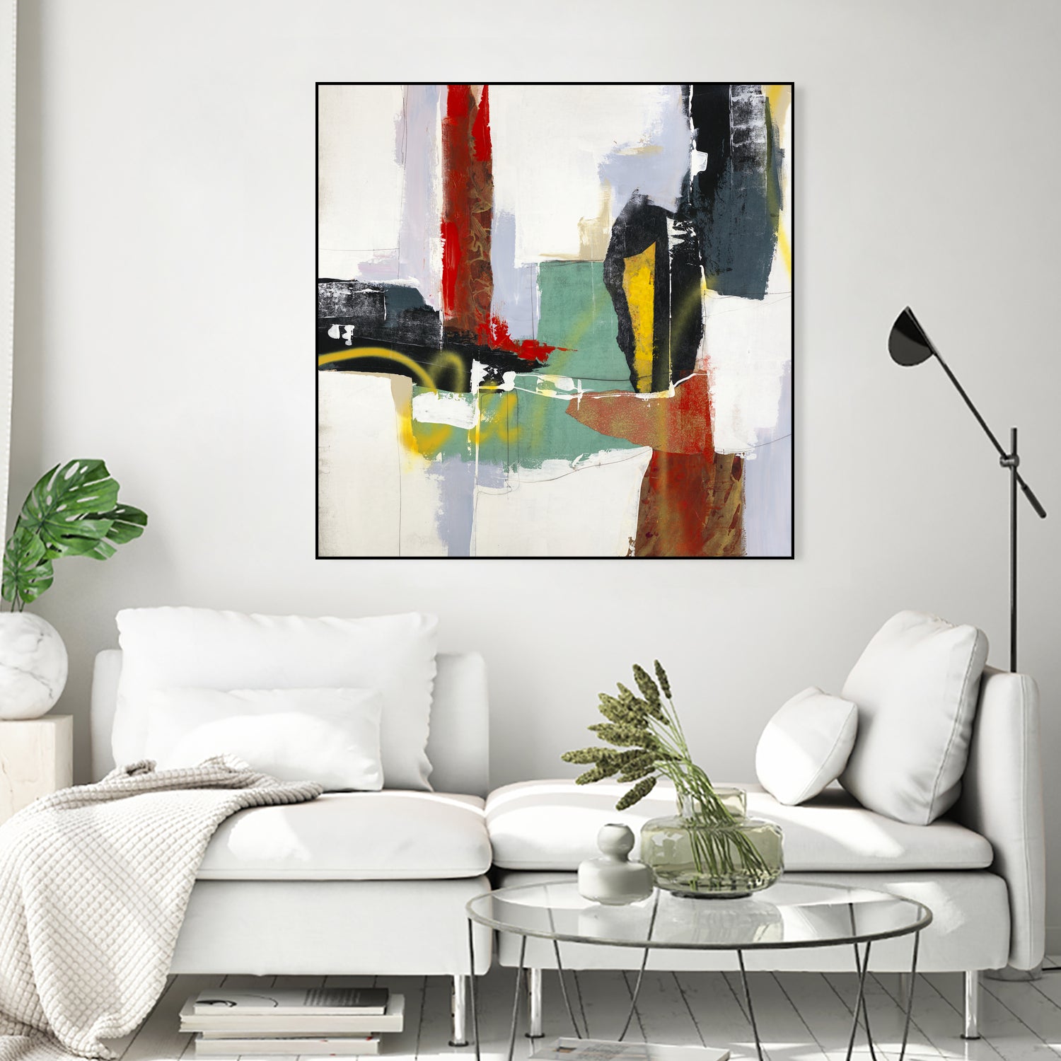 To Tell the Truth III by Daleno Art on GIANT ART - red abstract