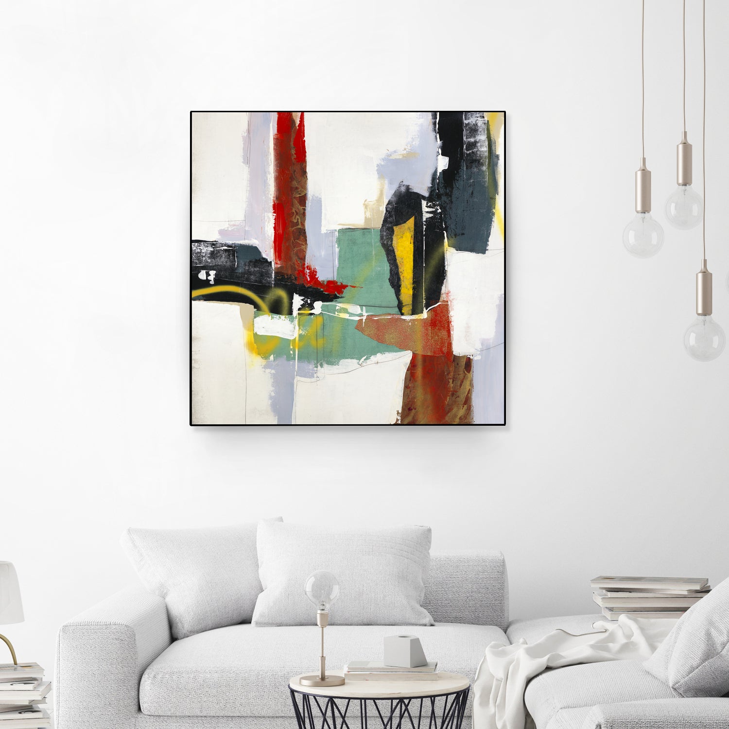 To Tell the Truth III by Daleno Art on GIANT ART - red abstract