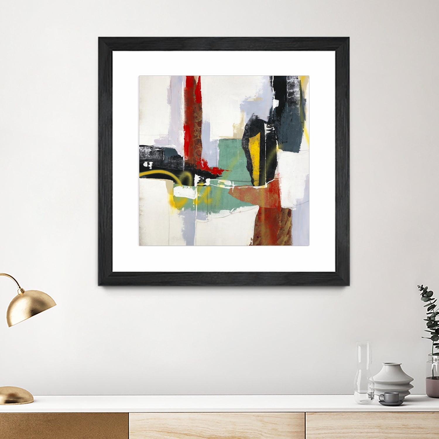 To Tell the Truth III by Daleno Art on GIANT ART - red abstract