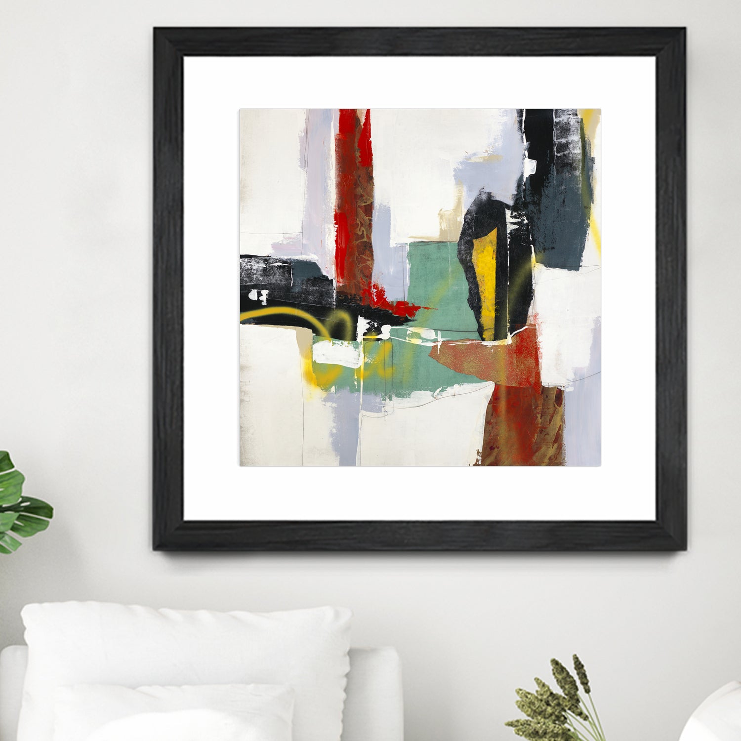 To Tell the Truth III by Daleno Art on GIANT ART - red abstract