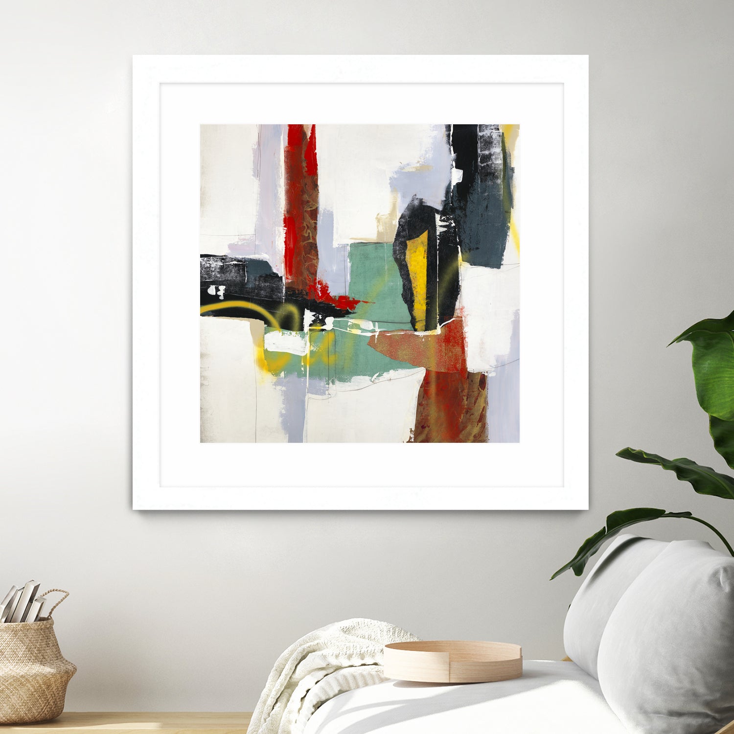 To Tell the Truth III by Daleno Art on GIANT ART - red abstract