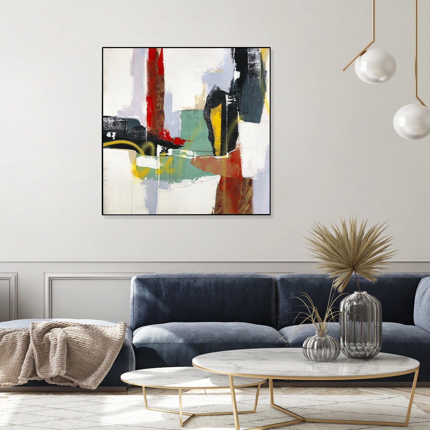 To Tell the Truth III by Daleno Art on GIANT ART - red abstract