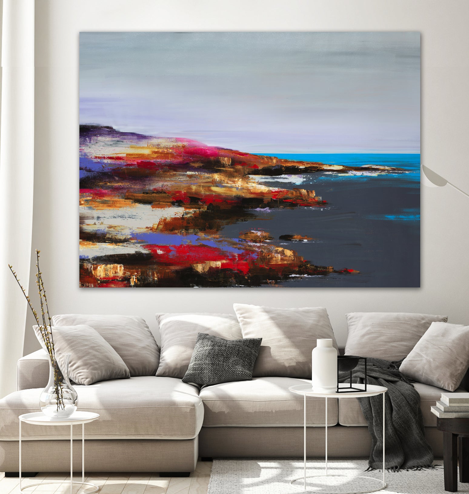 Low Tide Discovery by Daleno Art on GIANT ART - red abstract