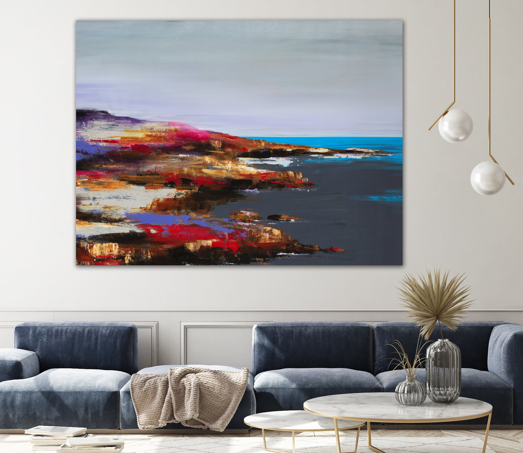 Low Tide Discovery by Daleno Art on GIANT ART - red abstract