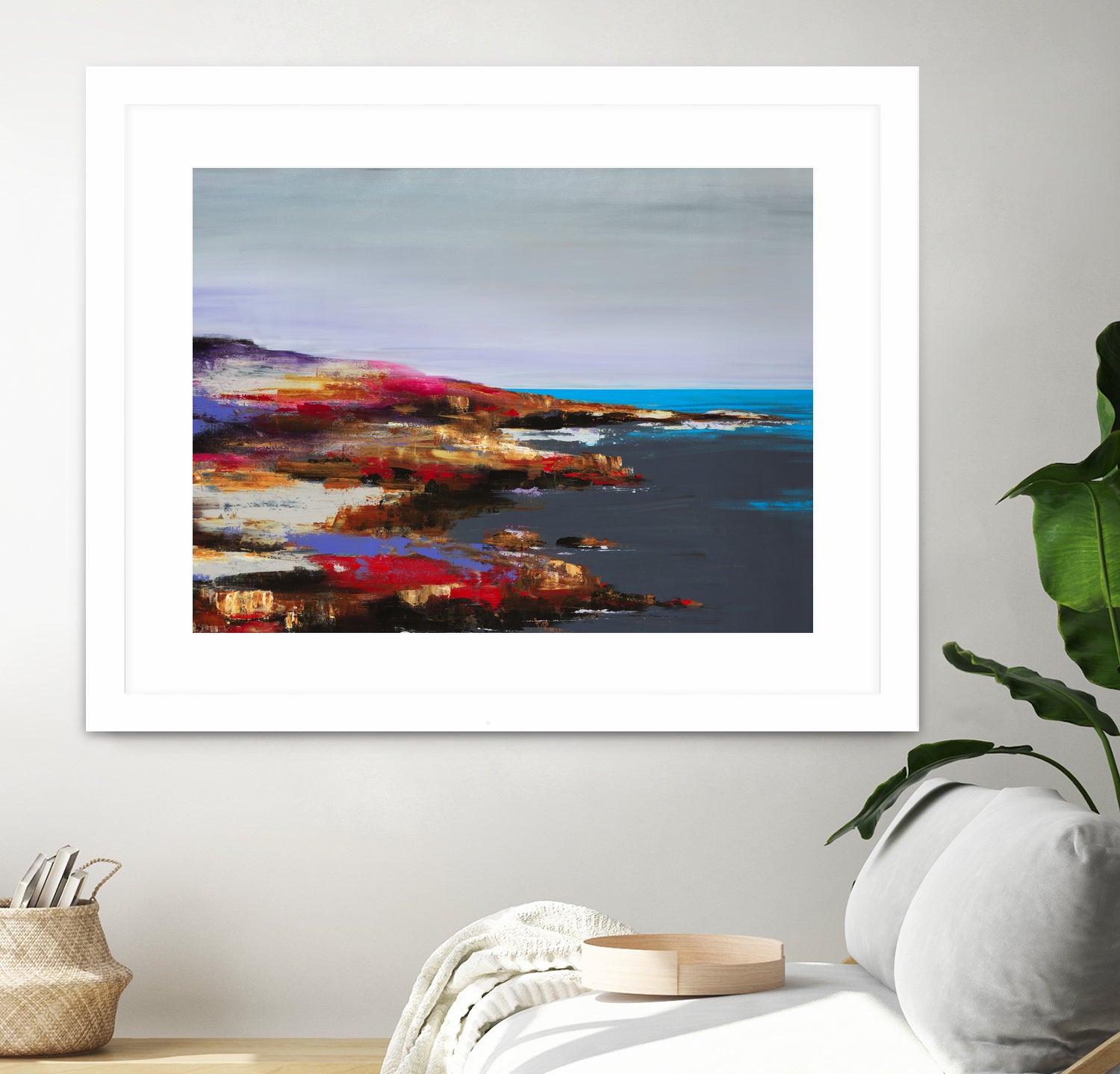 Low Tide Discovery by Daleno Art on GIANT ART - red abstract