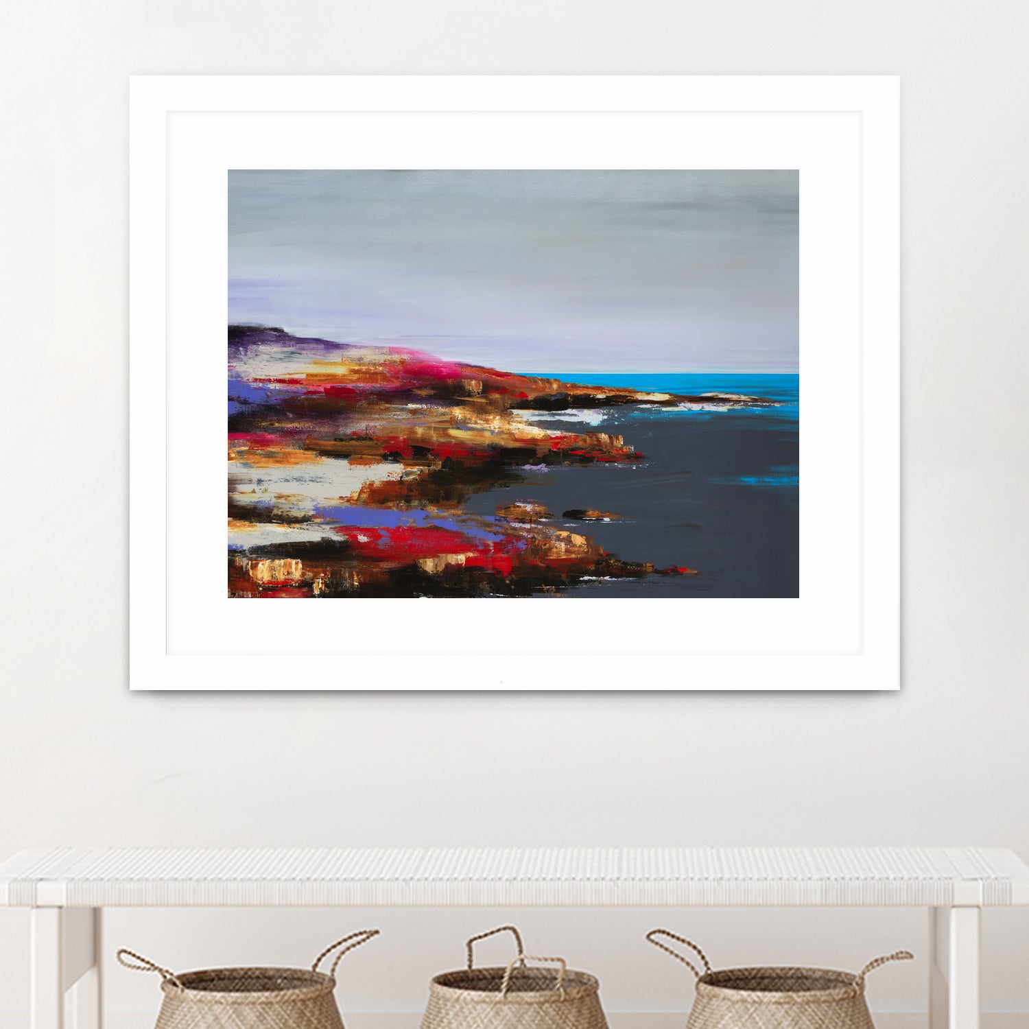 Low Tide Discovery by Daleno Art on GIANT ART - red abstract