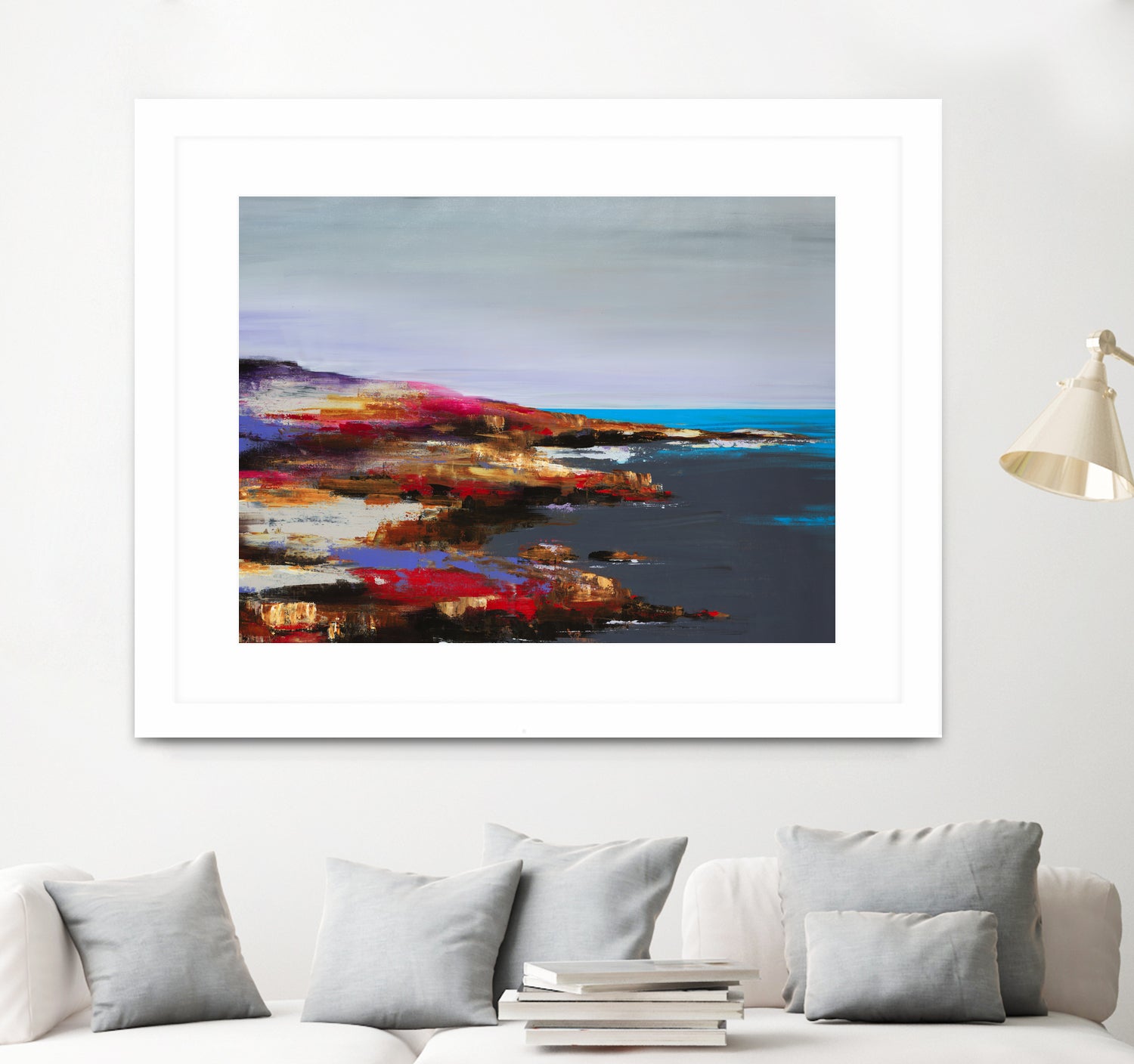 Low Tide Discovery by Daleno Art on GIANT ART - red abstract