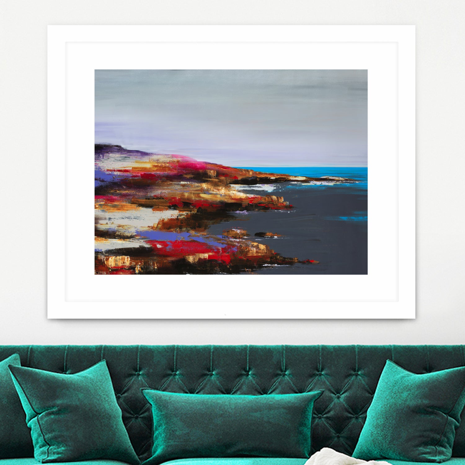 Low Tide Discovery by Daleno Art on GIANT ART - red abstract