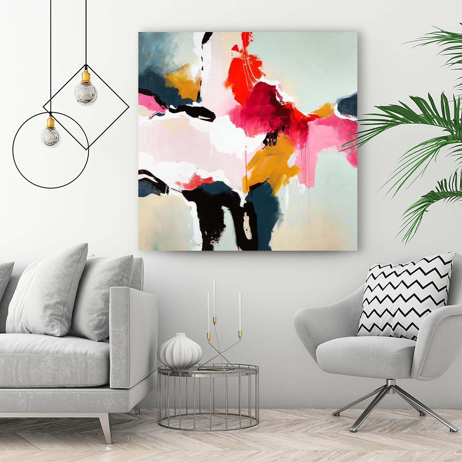 Mental Picture by Daleno Art on GIANT ART - red abstract