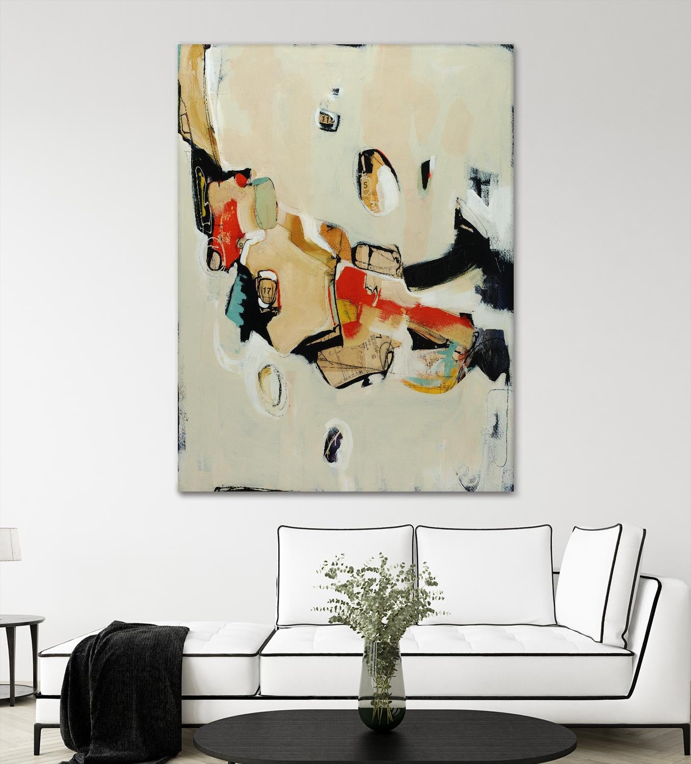 Charred Memorbilia by Daleno Art on GIANT ART - beige abstract abstrait