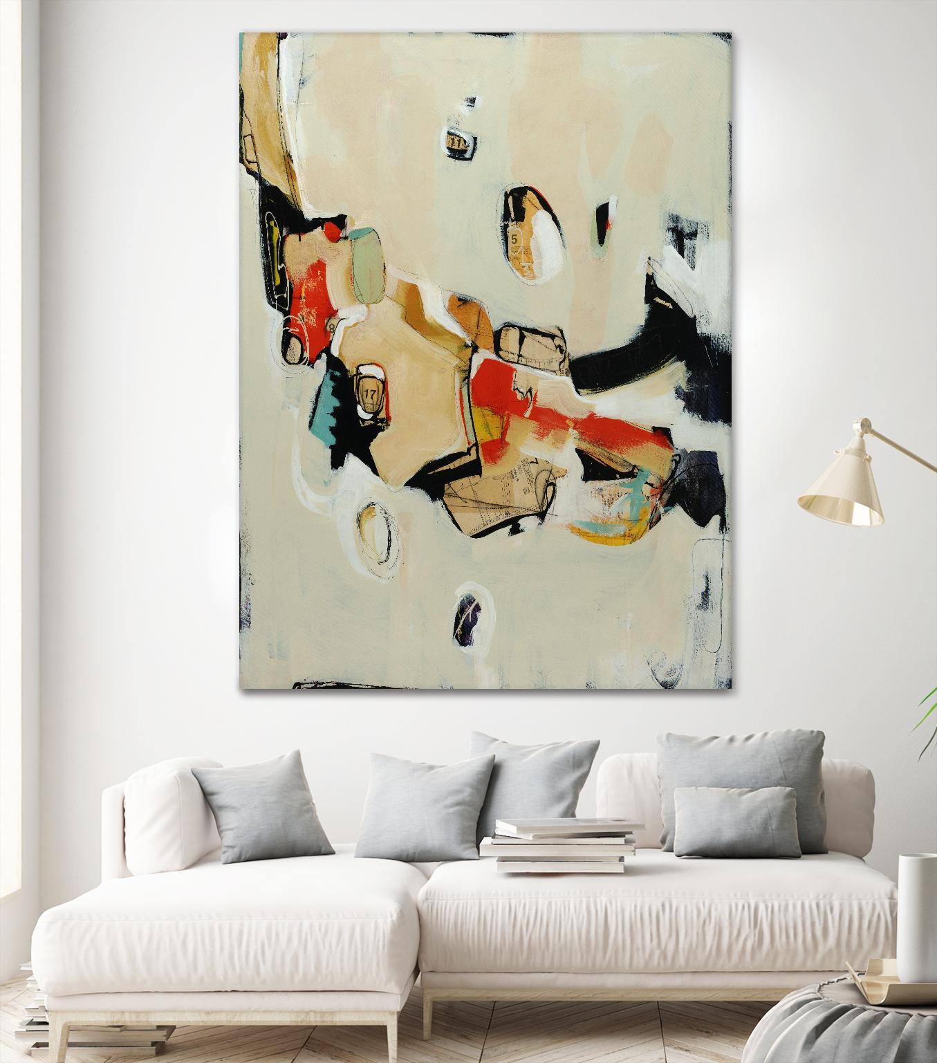 Charred Memorbilia by Daleno Art on GIANT ART - beige abstract abstrait