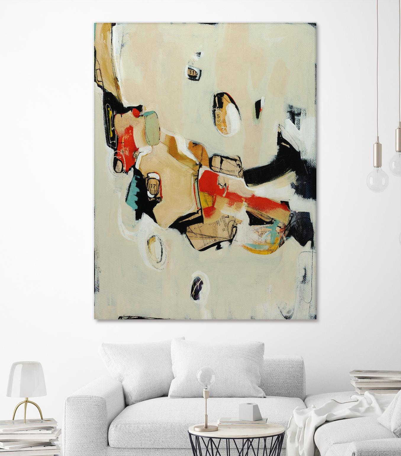 Charred Memorbilia by Daleno Art on GIANT ART - beige abstract abstrait