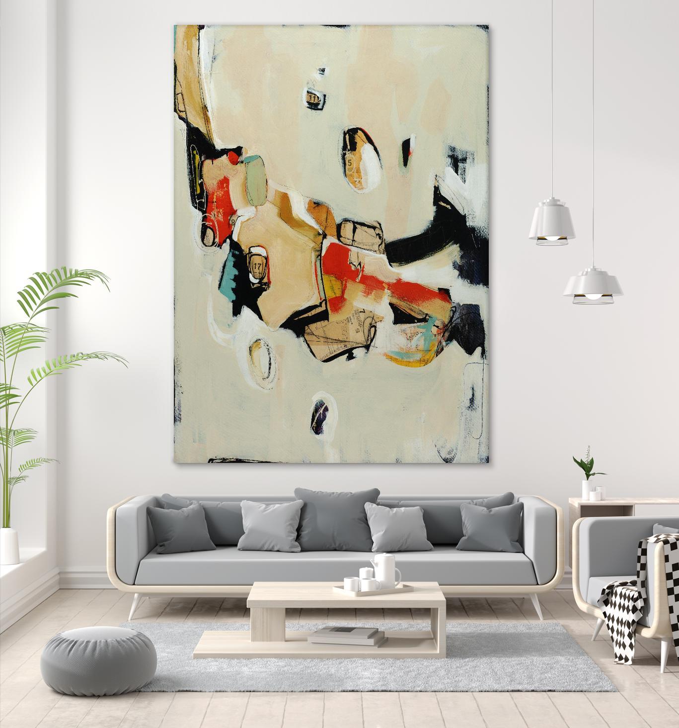 Charred Memorbilia by Daleno Art on GIANT ART - beige abstract abstrait