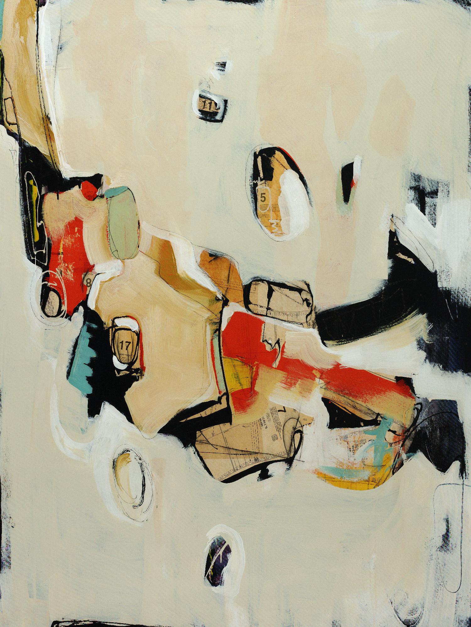 Charred Memorbilia by Daleno Art on GIANT ART - beige abstract abstrait