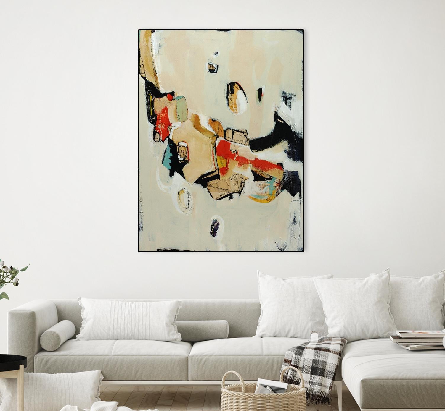 Charred Memorbilia by Daleno Art on GIANT ART - beige abstract abstrait
