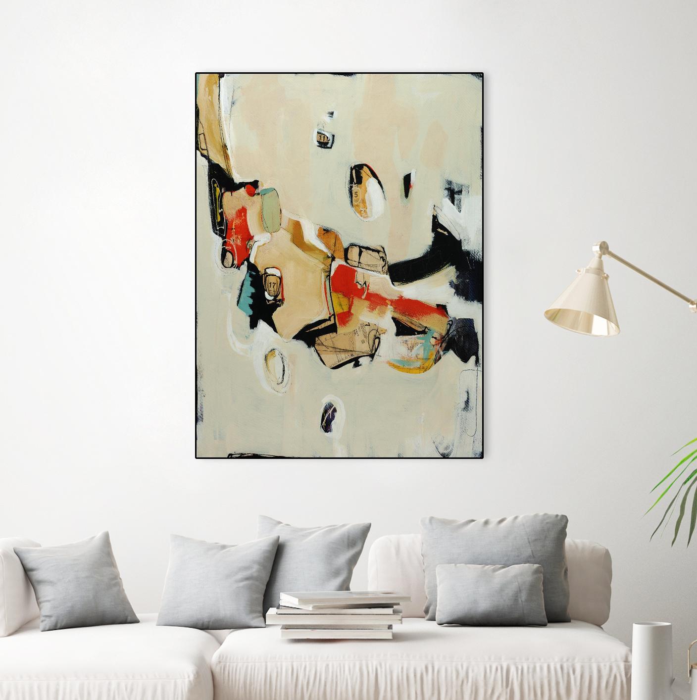 Charred Memorbilia by Daleno Art on GIANT ART - beige abstract abstrait