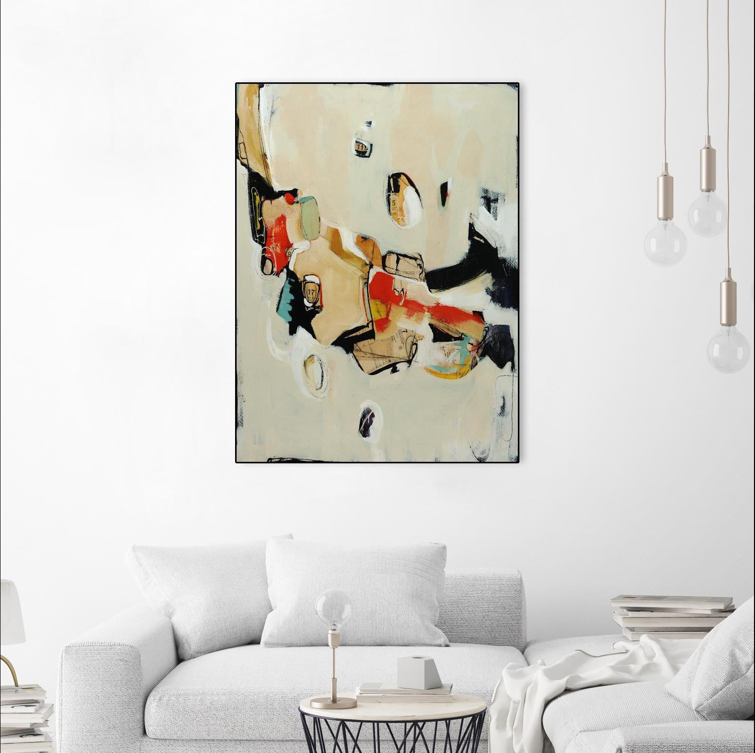 Charred Memorbilia by Daleno Art on GIANT ART - beige abstract abstrait