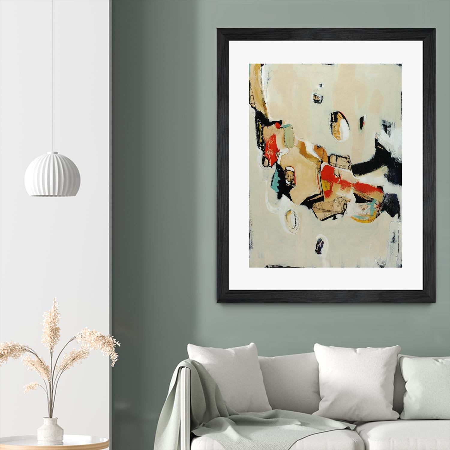 Charred Memorbilia by Daleno Art on GIANT ART - beige abstract abstrait