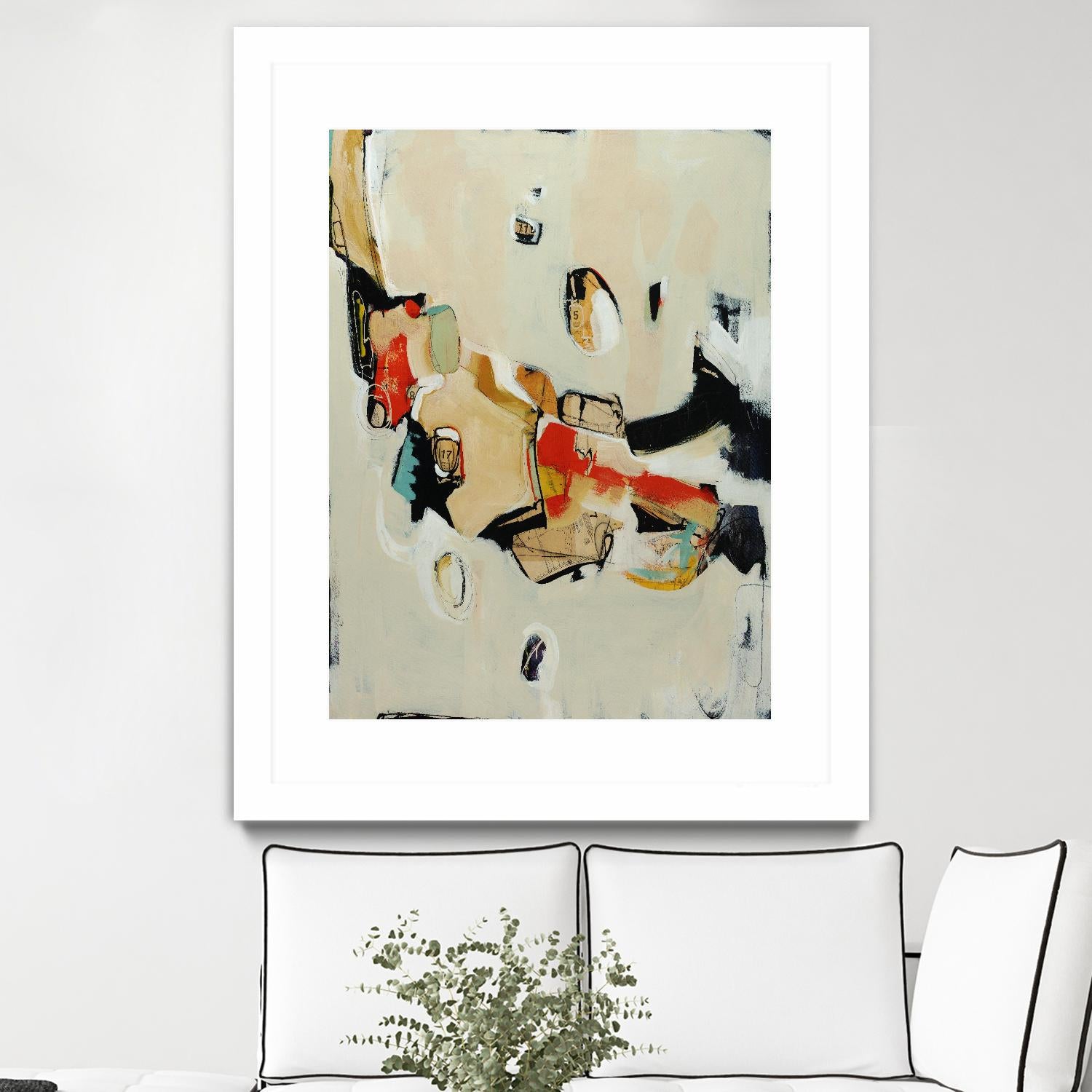 Charred Memorbilia by Daleno Art on GIANT ART - beige abstract abstrait