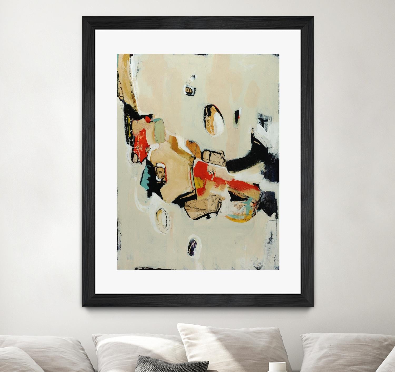 Charred Memorbilia by Daleno Art on GIANT ART - beige abstract abstrait