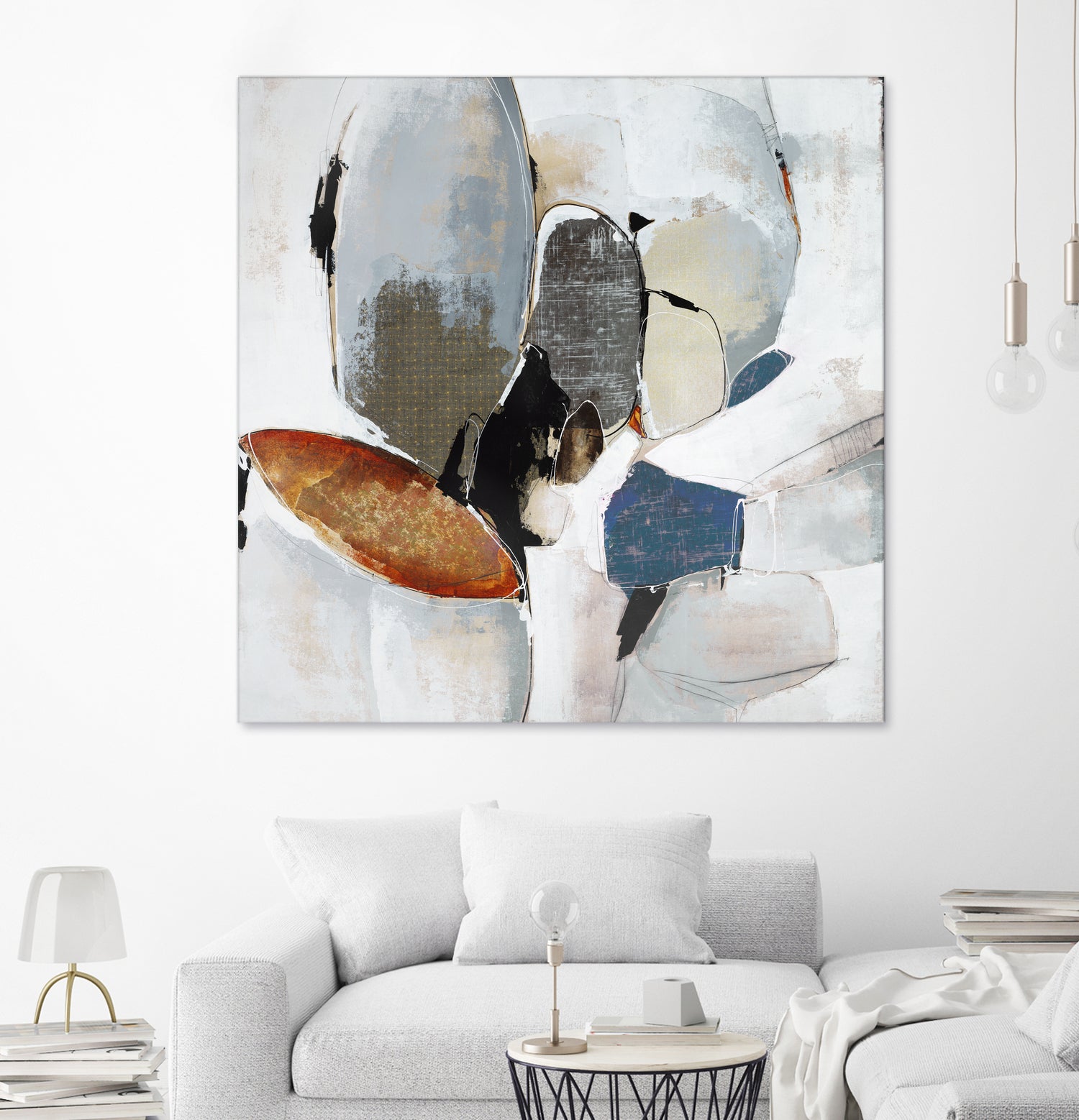 Split Second Decision II by Daleno Art on GIANT ART - bleu abstract