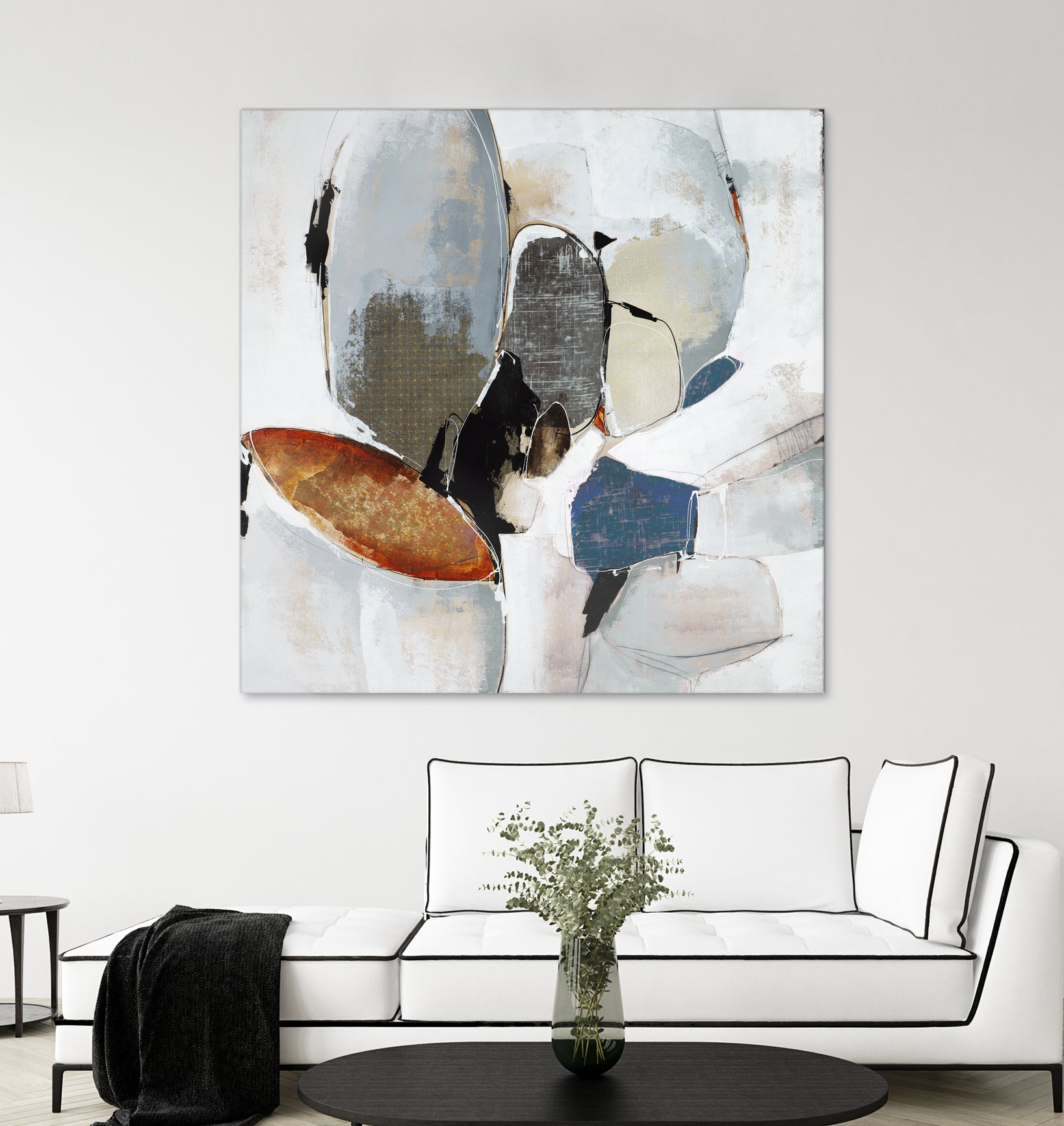 Split Second Decision II by Daleno Art on GIANT ART - bleu abstract