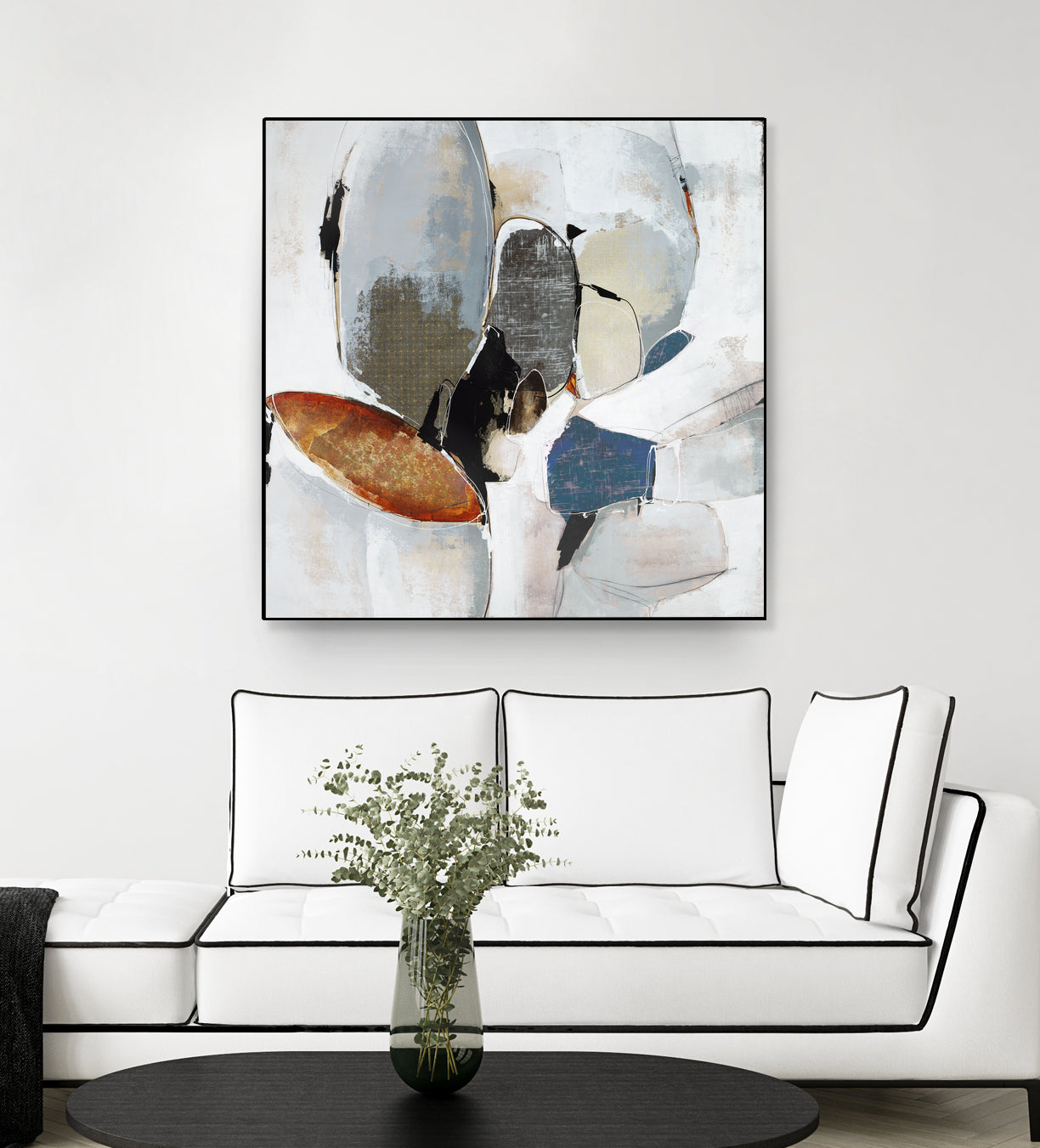 Split Second Decision II by Daleno Art on GIANT ART - bleu abstract