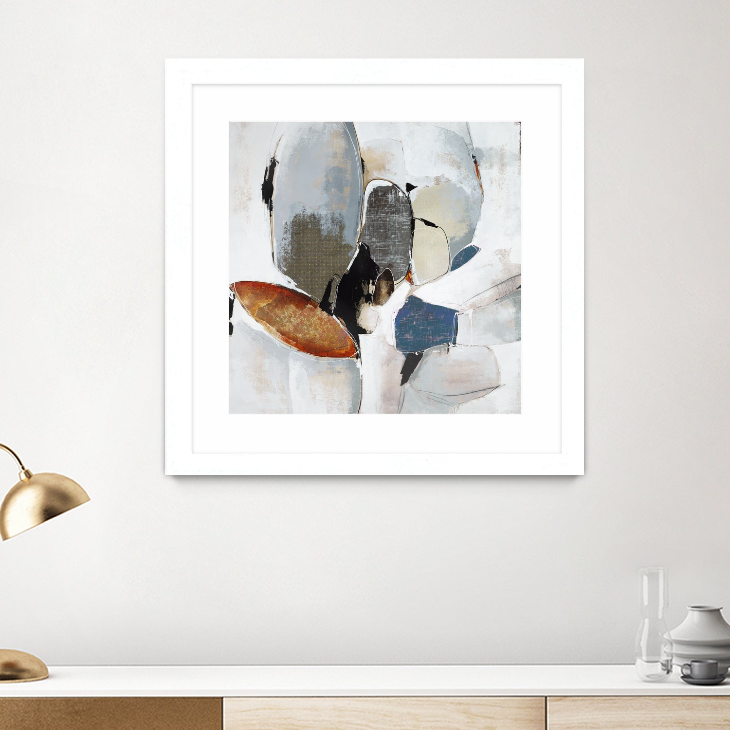 Split Second Decision II by Daleno Art on GIANT ART - bleu abstract