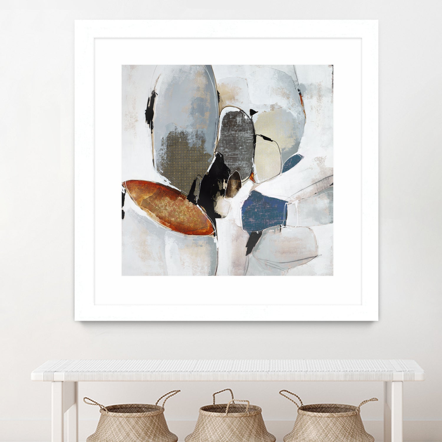 Split Second Decision II by Daleno Art on GIANT ART - bleu abstract