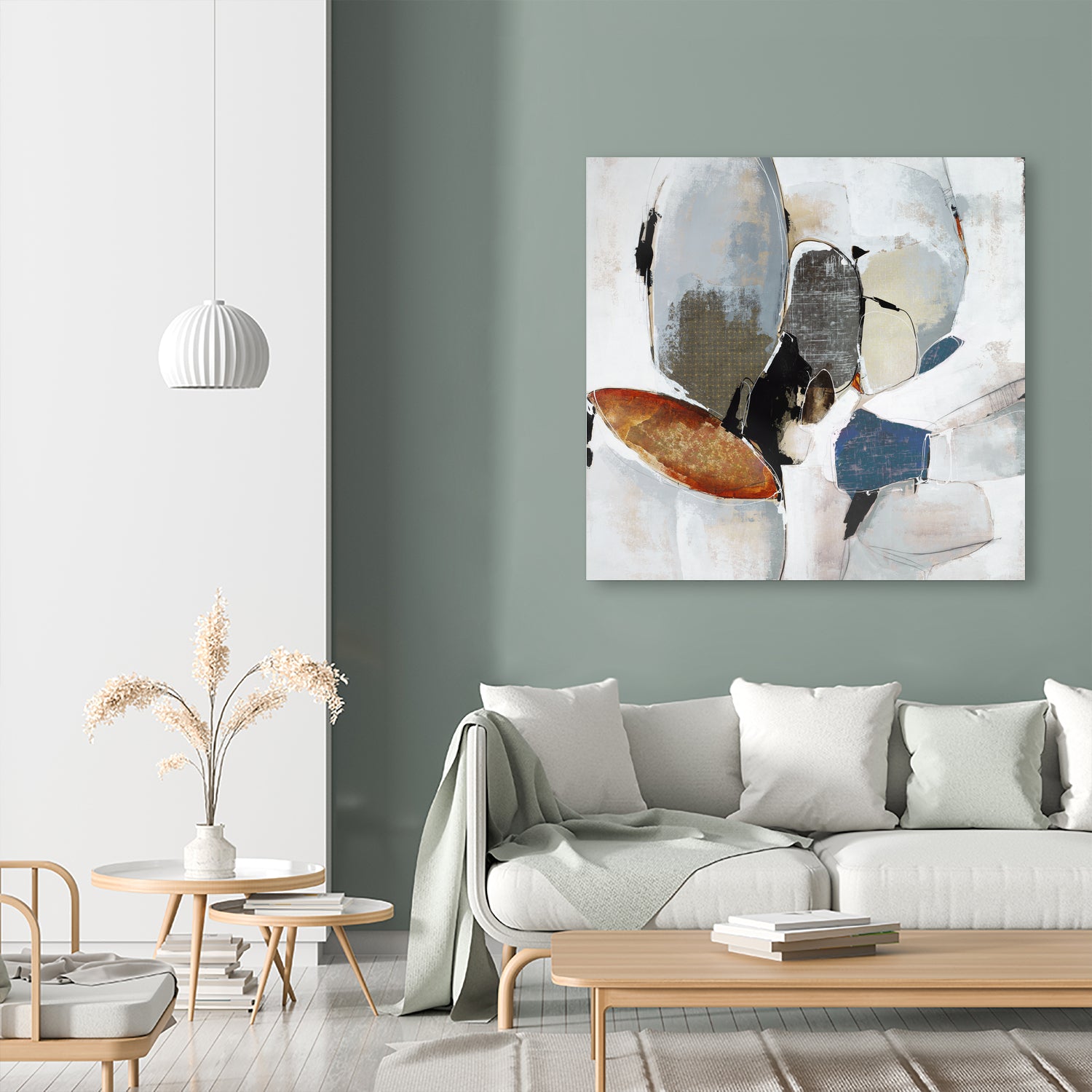 Split Second Decision II by Daleno Art on GIANT ART - bleu abstract