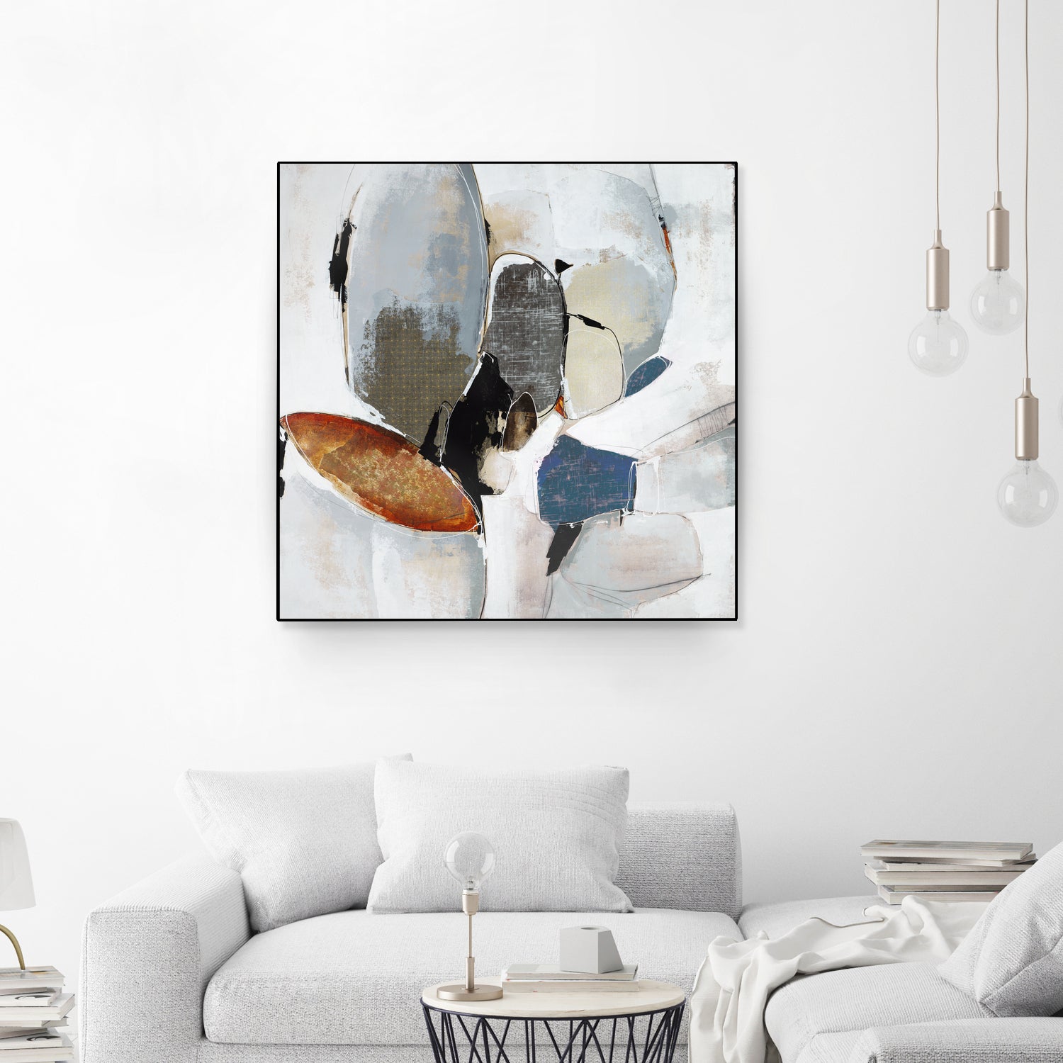 Split Second Decision II by Daleno Art on GIANT ART - bleu abstract