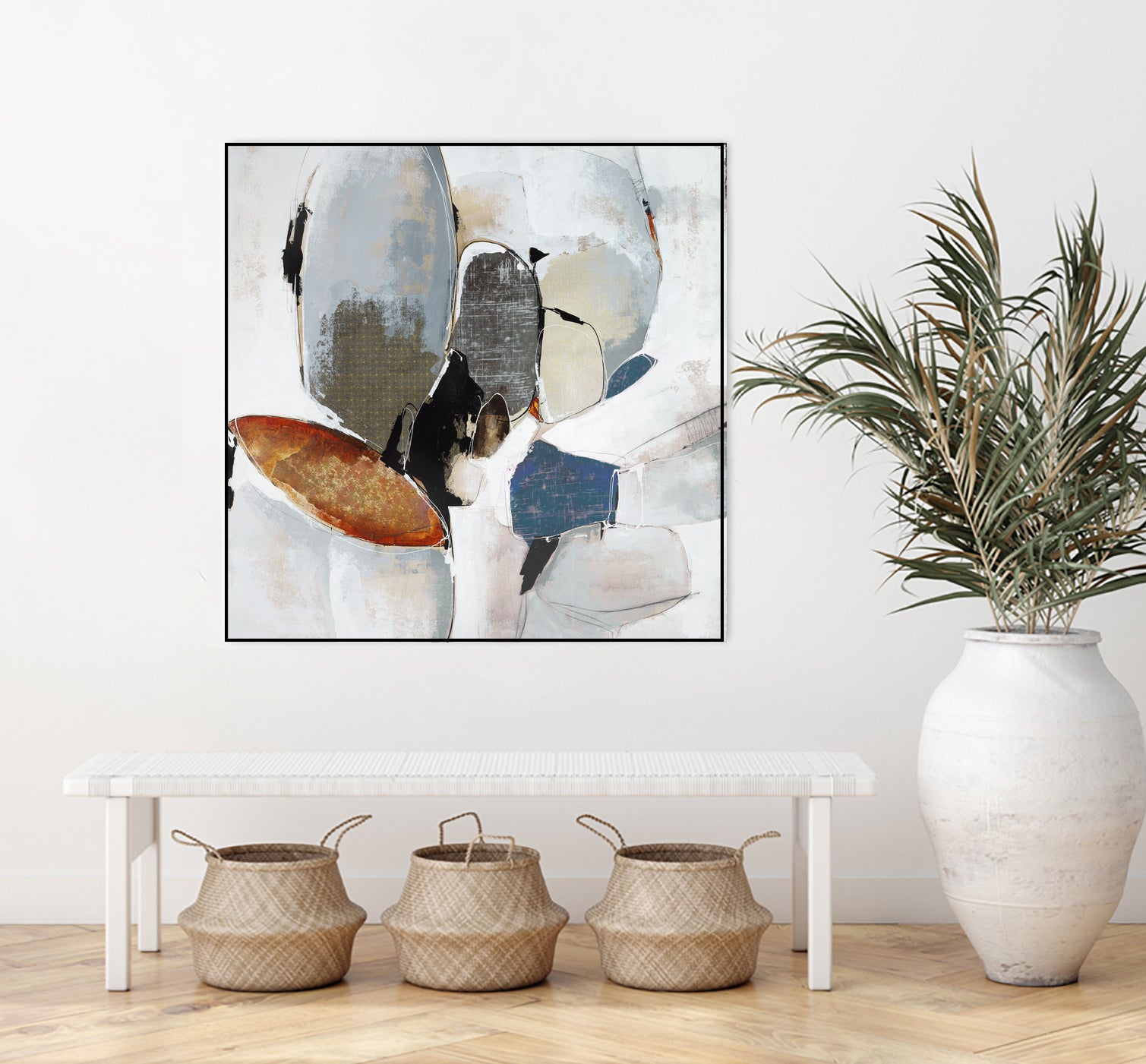 Split Second Decision II by Daleno Art on GIANT ART - bleu abstract